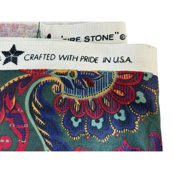 Waverly‎ Firestone Classics Henry Ford Museum Paisley Chintz Fabric 4 7/8 yds - Picture 7 of 15